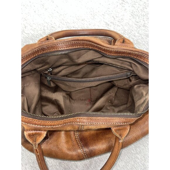 Iswee Genuine Leather Satchel Tote Bag Top Handle Handbag Designer Brown Purse - Picture 11 of 15